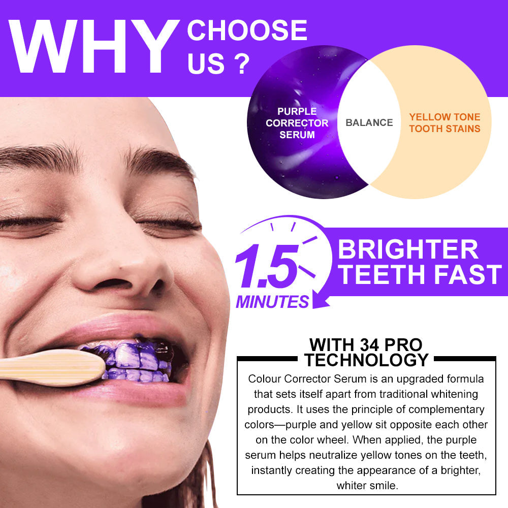 🦷 🦷𝐅𝐮𝐫𝐳𝐞𝐫𝐨®𝐂𝐨𝐥𝐨𝐮𝐫 𝐂𝐨𝐫𝐫𝐞𝐜𝐭𝐨𝐫 𝐒𝐞𝐫𝐮𝐦 — safe for sensitive teeth and enamel